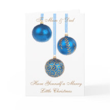 CARTÃO DE NATAL MÃE & PAI