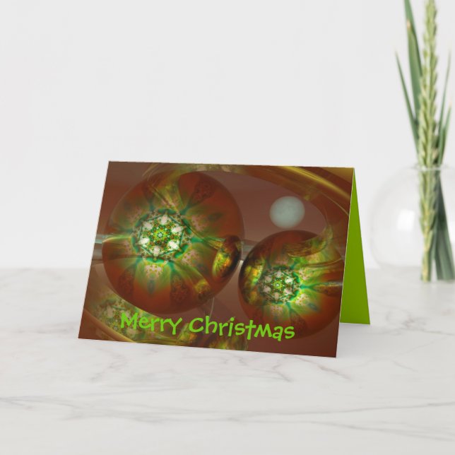 Festividades Cartão de natal mágico (Frente)