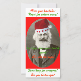 Festividades Cartão de Natal Marx