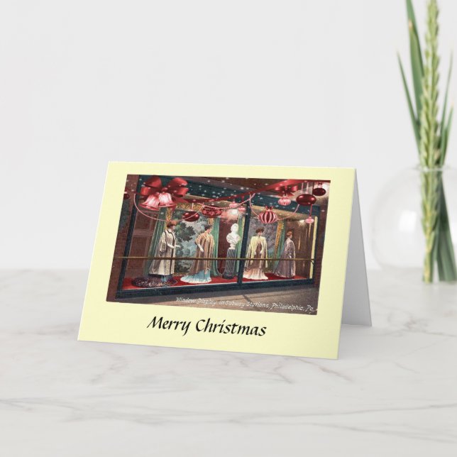 Festividades Cartão de Natal - Metrô de Filadélfia (Frente)