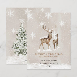 Festividades Cartão de Natal Minimalista Feliz Natal