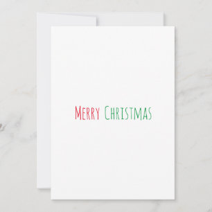 Festividades Cartão de Natal minimalista simples