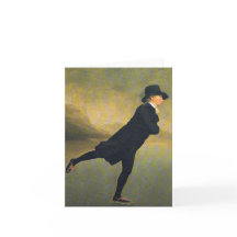 Cartão de Natal - ministro patinagem