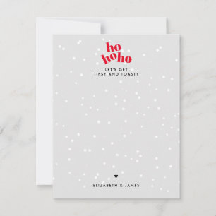 Festividades Cartão de Natal Moderno Hohoho