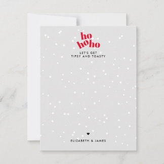 Festividades Cartão de Natal Moderno Hohoho