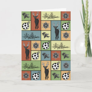 Festividades Cartão de Natal Mosaico