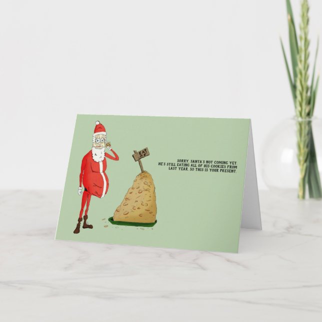 Festividades Cartão de Natal "não convencional" (Frente)