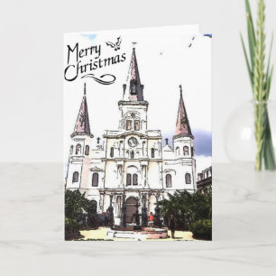 Festividades Cartão de Natal New Orleans