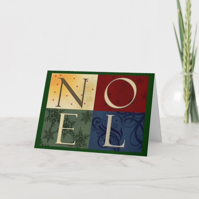 Festividades Cartão de Natal NOEL (Frente)