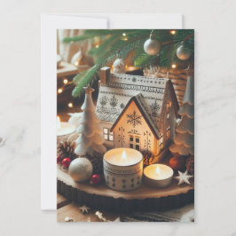 Festividades Cartão de Natal Nórdico Noel