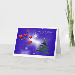 Festividades Cartão de Natal Norueguês