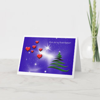 Festividades Cartão de Natal Norueguês