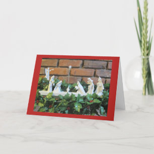 Festividades Cartão de Natal Origami Natividade
