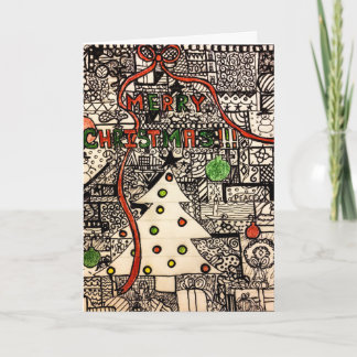 Festividades Cartão de Natal original