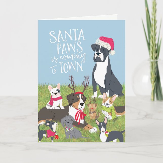 Festividades Cartão de Natal "Papais noeis" (Frente)