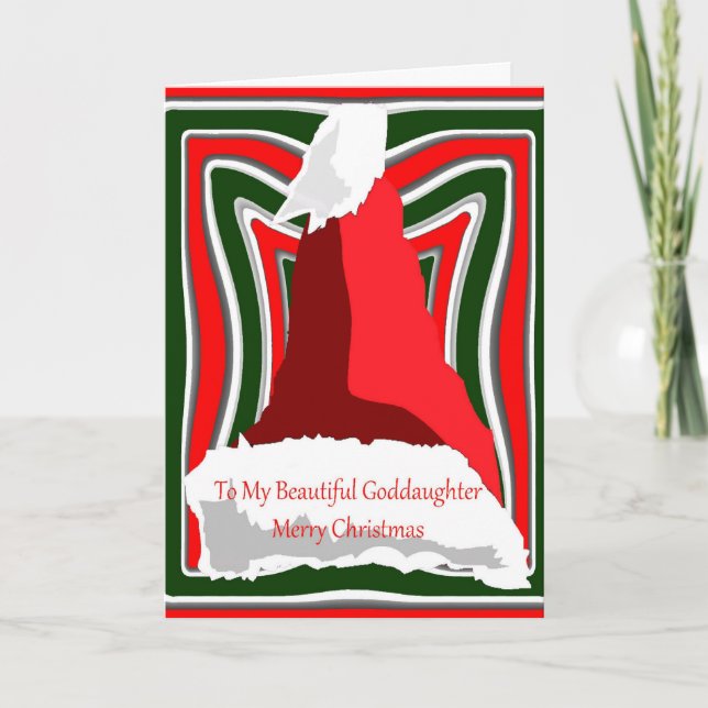 Festividades Cartão De Natal Para A Filha De Deus (Frente)