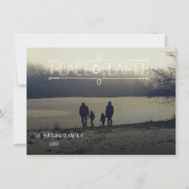 Festividades Cartão de Natal para a Paz na Terra