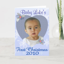 Festividades Cartão de Natal para a rua Baby Boy 1