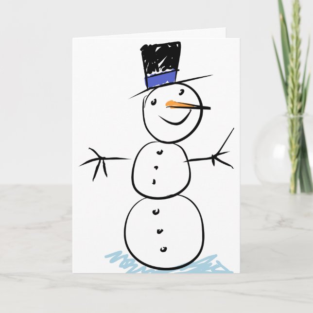 Festividades Cartão de Natal para as crianças darem a um profes (Frente)