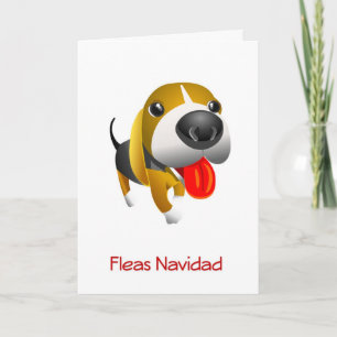 Festividades Cartão de Natal para Cachorros de Cachorro da Navi