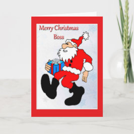 Festividades Cartão De Natal Para Chefe