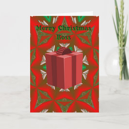 Festividades Cartão De Natal Para Chefe