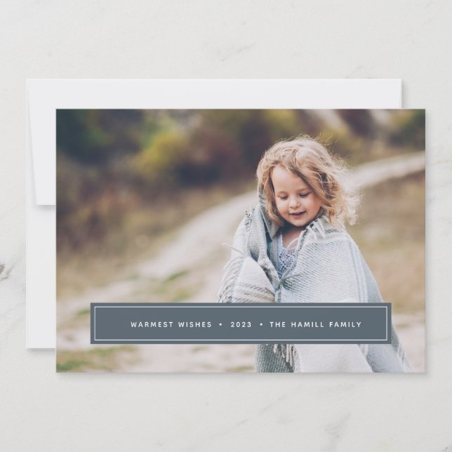 Festividades Cartão de Natal para Cheio de desejo simples | Fum (Frente)