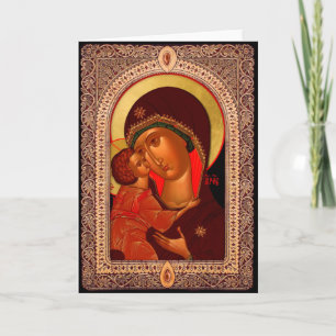 Festividades Cartão de Natal para Cristãos Ortodoxos