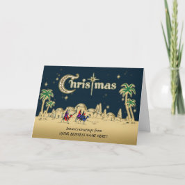 Festividades Cartão de Natal para Empresas Religiosas Imprimido