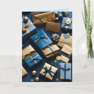Festividades cartão de natal para encomendas