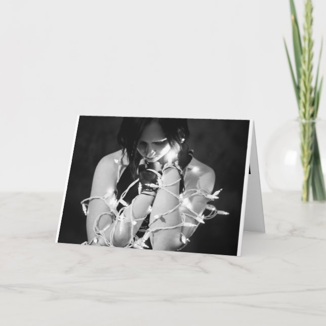 Festividades Cartão de Natal para gótico (Frente)