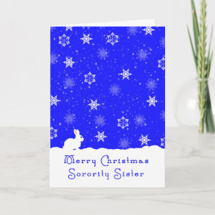 Festividades Cartão de Natal para Irmã Irmã Irmã Irmandade