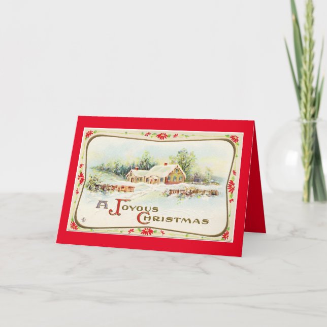 Festividades Cartão de Natal para Mamãe e Papai (Frente)