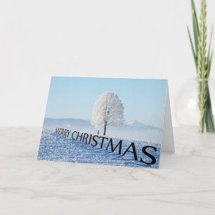 Festividades Cartão de Natal para Neve 3D Paisagem