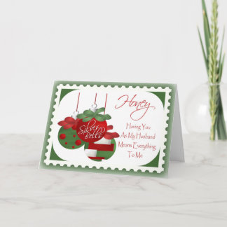 Festividades Cartão de Natal para o marido