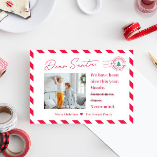 Festividades Cartão de Natal para o Papai Noel para Crianças