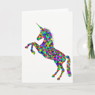 Festividades Cartão de Natal para o tema Unicorn
