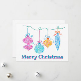Festividades Cartão de Natal para Ornamentos de Pano