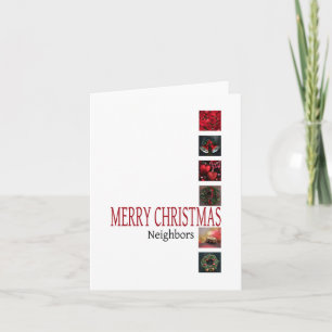 Festividades Cartão de Natal para os vizinhos
