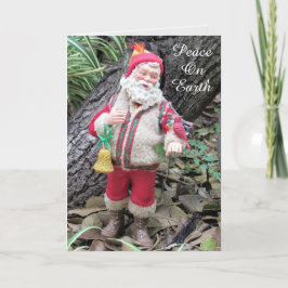 Festividades Cartão de Natal para Papais noeis de Woodland