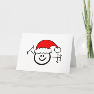 Festividades Cartão de Natal para Papais noeis Feliz