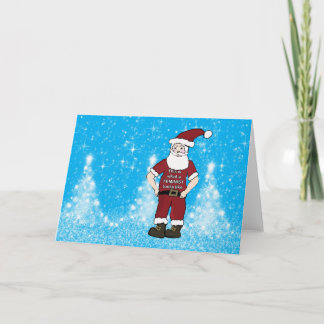 Festividades Cartão de Natal para Papais noeis Feministas