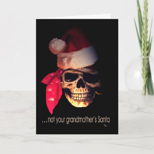 Festividades Cartão de Natal para Papais noeis Piratas