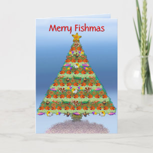 Festividades Cartão de Natal para Peixes de Recife de Saltwater