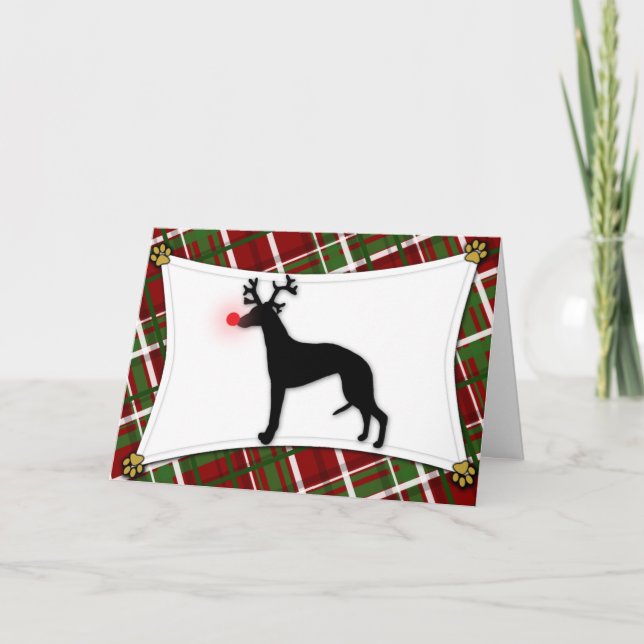 Festividades Cartão de Natal Para Rebelde De Branca (Frente)