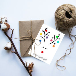 Festividades Cartão de Natal para Rebeldes Whimsical de Férias 