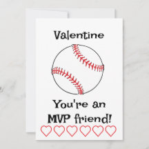 Cartão de Natal para Sala de Aula de Beisebol MVP