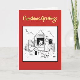 Festividades Cartão de Natal para Sheets e Outbuilding