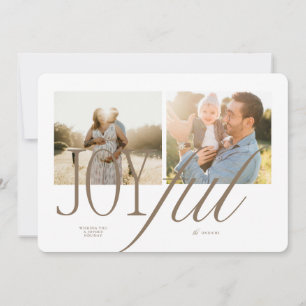 Festividades Cartão de Natal para Tipografia Joyful