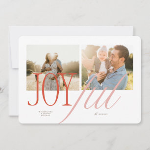Festividades Cartão de Natal para Tipografia Joyful